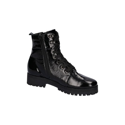 Waldläufer - Schnürstiefeletten - Waldläufer Schnürstiefelette H-Hanako lack/schwarz