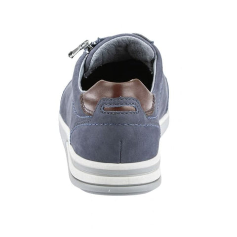 Waldläufer - Halbschuhe - Waldläufer Sneaker K-Klemens marine/cognac