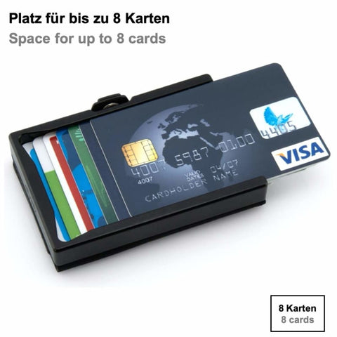 Slimpuro - Portemonnaies - ZNAP Kartenportemonnaie Korkleder braun
