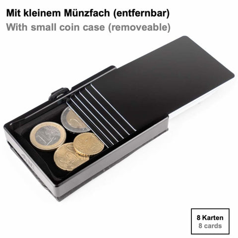 Slimpuro - Portemonnaies - ZNAP Kartenportemonnaie Korkleder braun