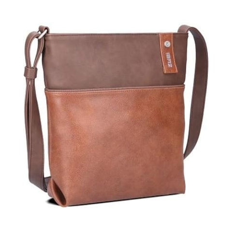 Zwei Taschen - Umhängetaschen - Zwei Umhängetasche Jana J10 cognac