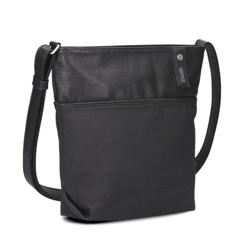 Zwei Taschen - Umhängetaschen - Zwei Umhängetasche Jana J10 nubuk-black