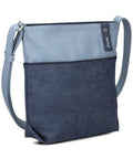 Zwei Taschen - Umhängetaschen - Zwei Umhängetasche Jana J10 nubuk-blue